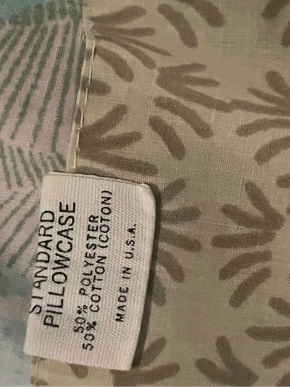 Perfection Floral standard  Vintage LinenI pillow case